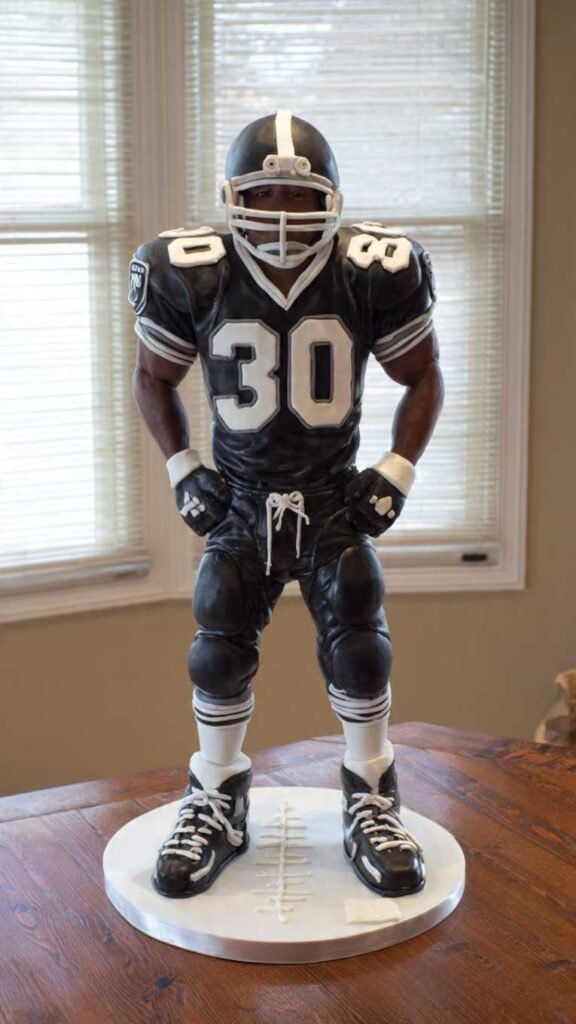 Football Player Number Cake