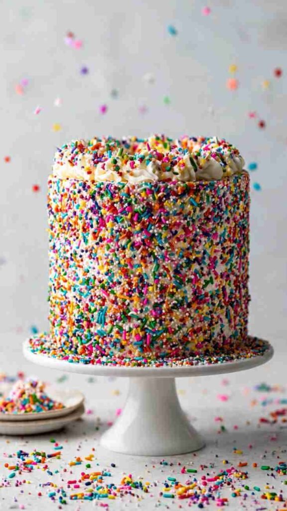 Funfetti Explosion Cake