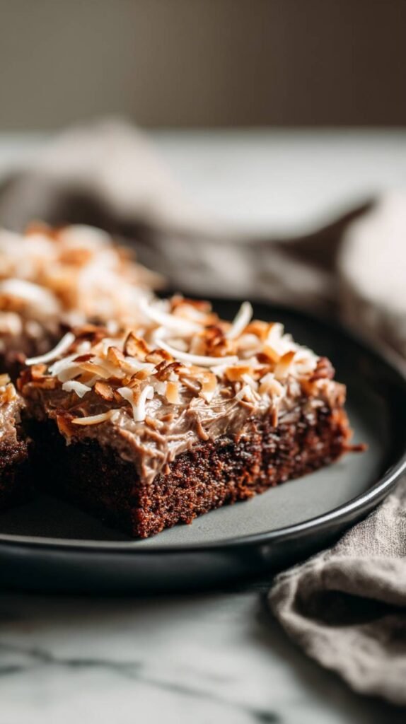 German Chocolate Sheet Cake