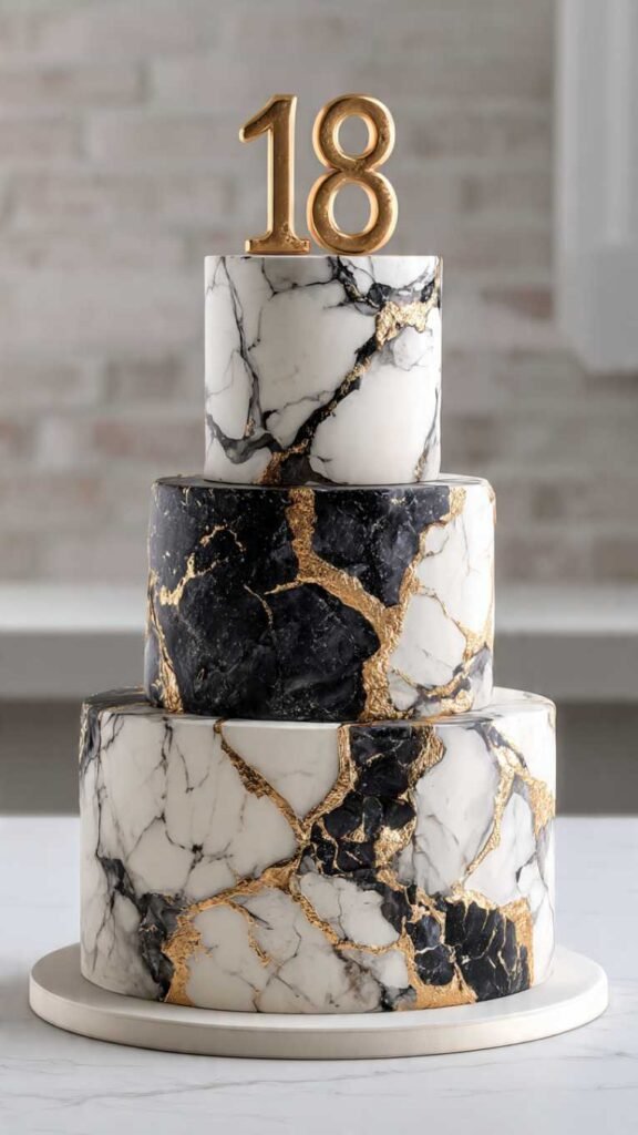 Modern Marble Cake