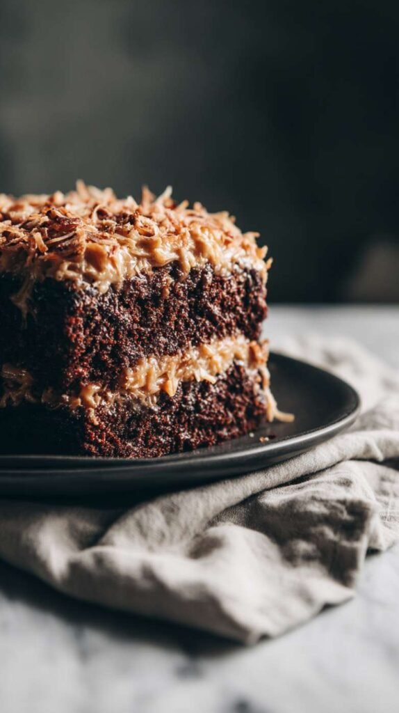 Old-Fashioned German Chocolate Cake