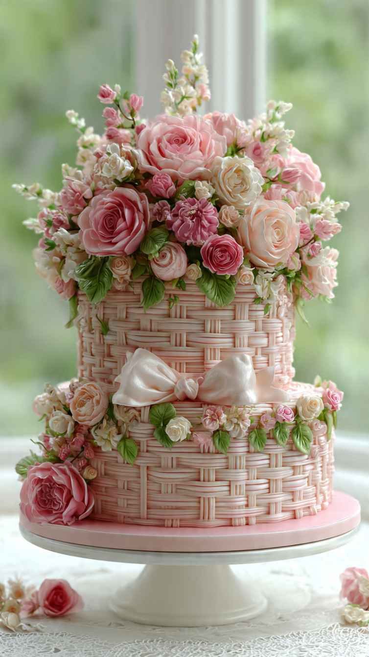 10 Beautiful Pink Vintage Cake Ideas That Are Pure Romance and Nostalgia