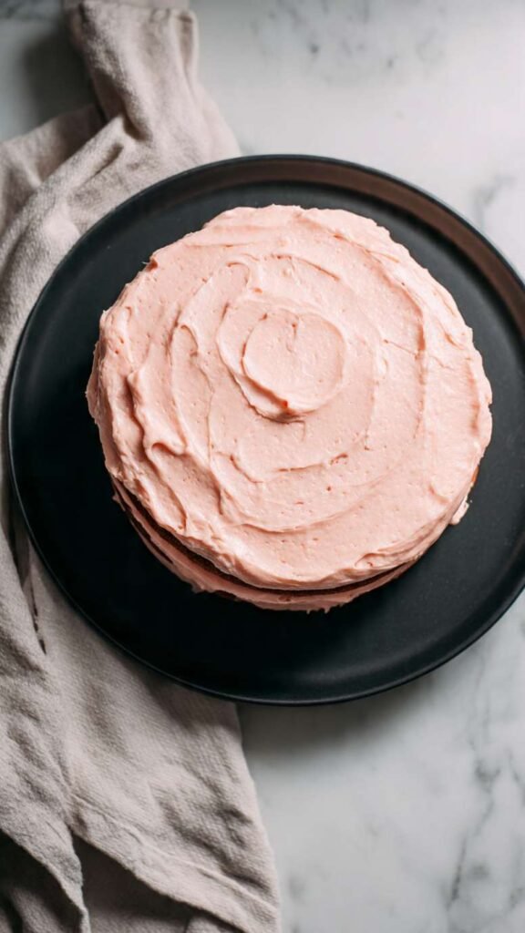 Strawberry Buttercream Cake