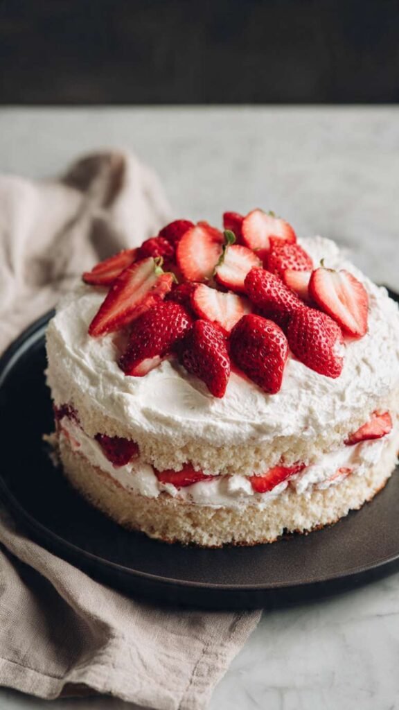 Strawberry Cream Cake