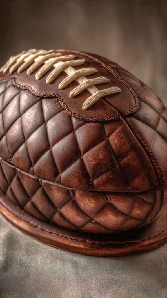 Vintage Football Leather Cake