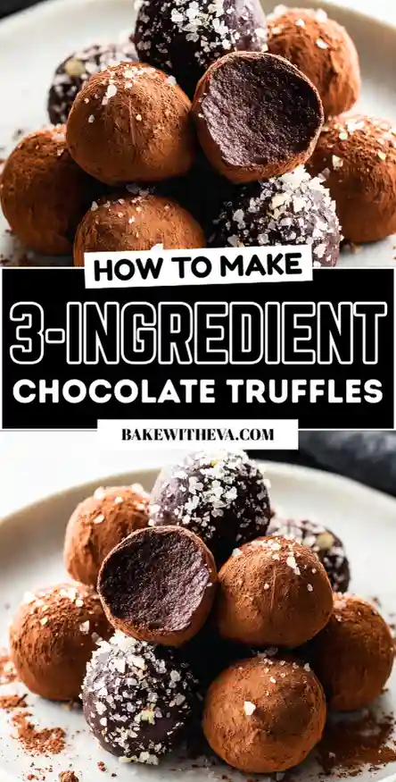 3-Ingredient Chocolate Truffles