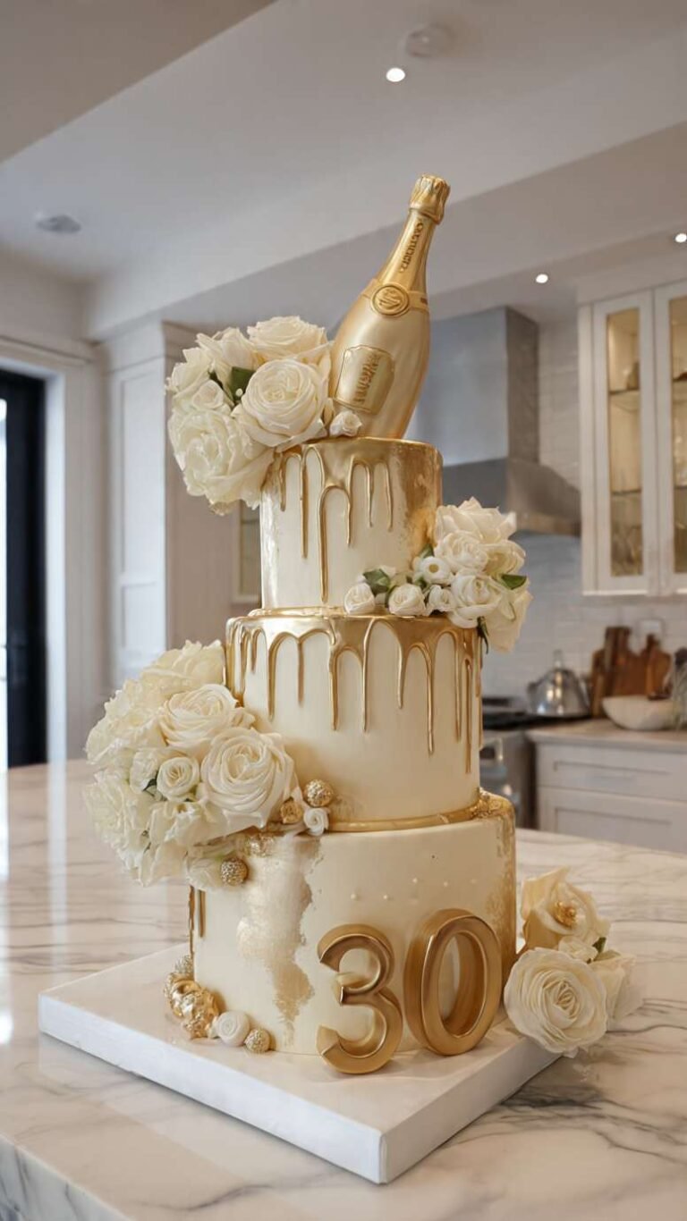 10 Fabulous 30th Birthday Cake Ideas for Women - Bakewitheva
