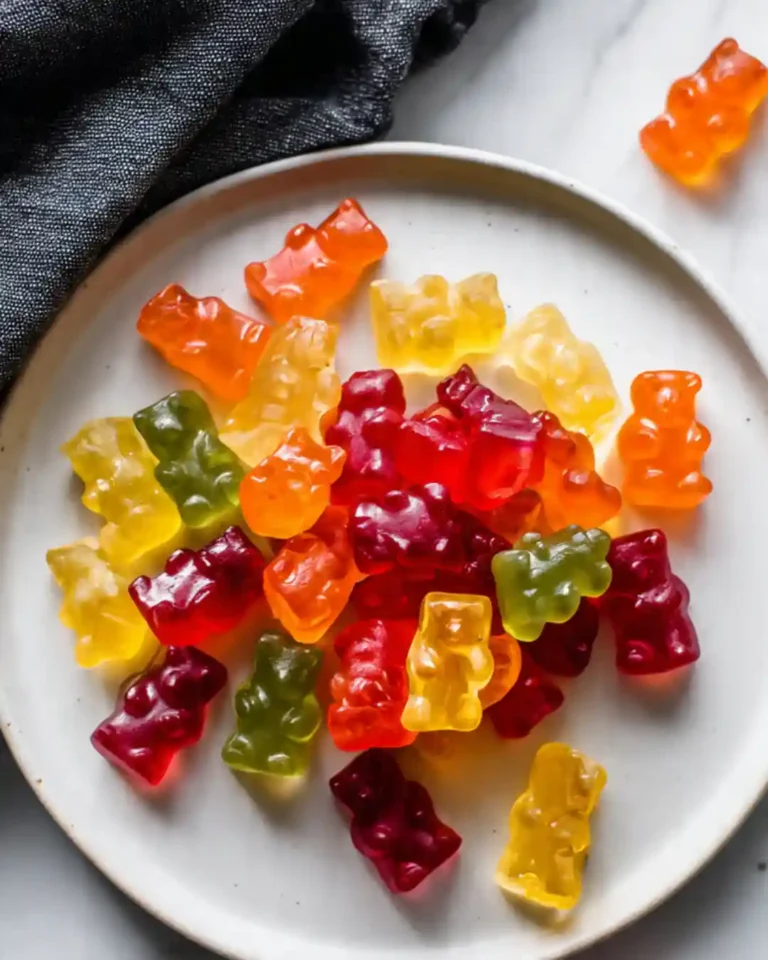 Easy Homemade Gummy Bears Recipe (Only 3 Ingredients)