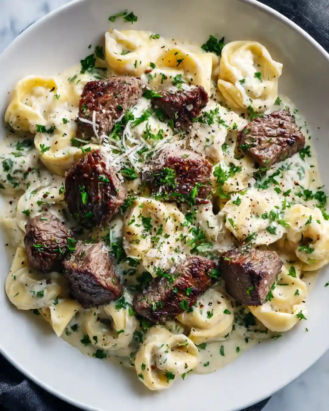 Garlic Steak Tortellini