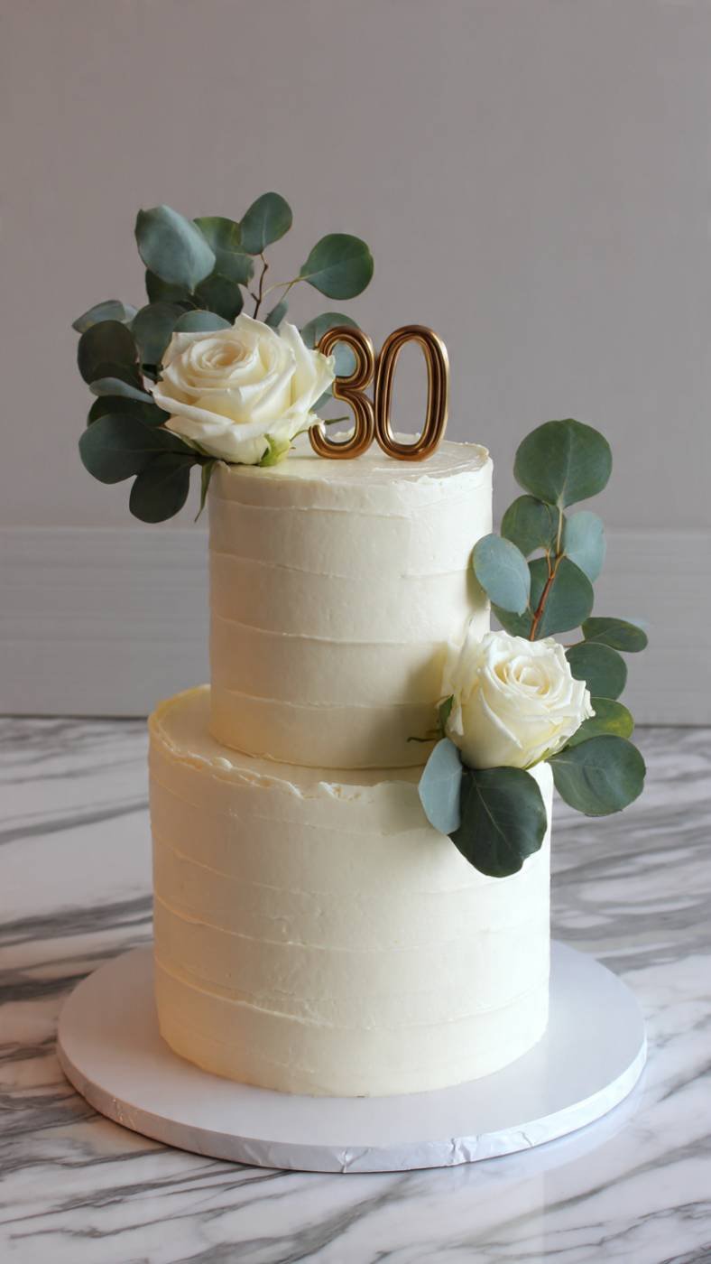 10 Fabulous 30th Birthday Cake Ideas for Women - Bakewitheva