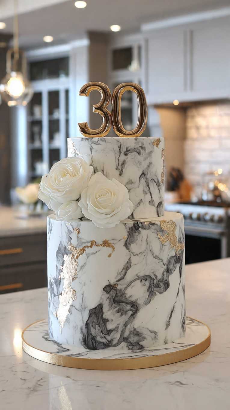 10 Fabulous 30th Birthday Cake Ideas for Women - Bakewitheva