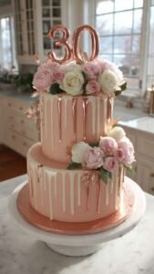 10 Fabulous 30th Birthday Cake Ideas for Women - Bakewitheva