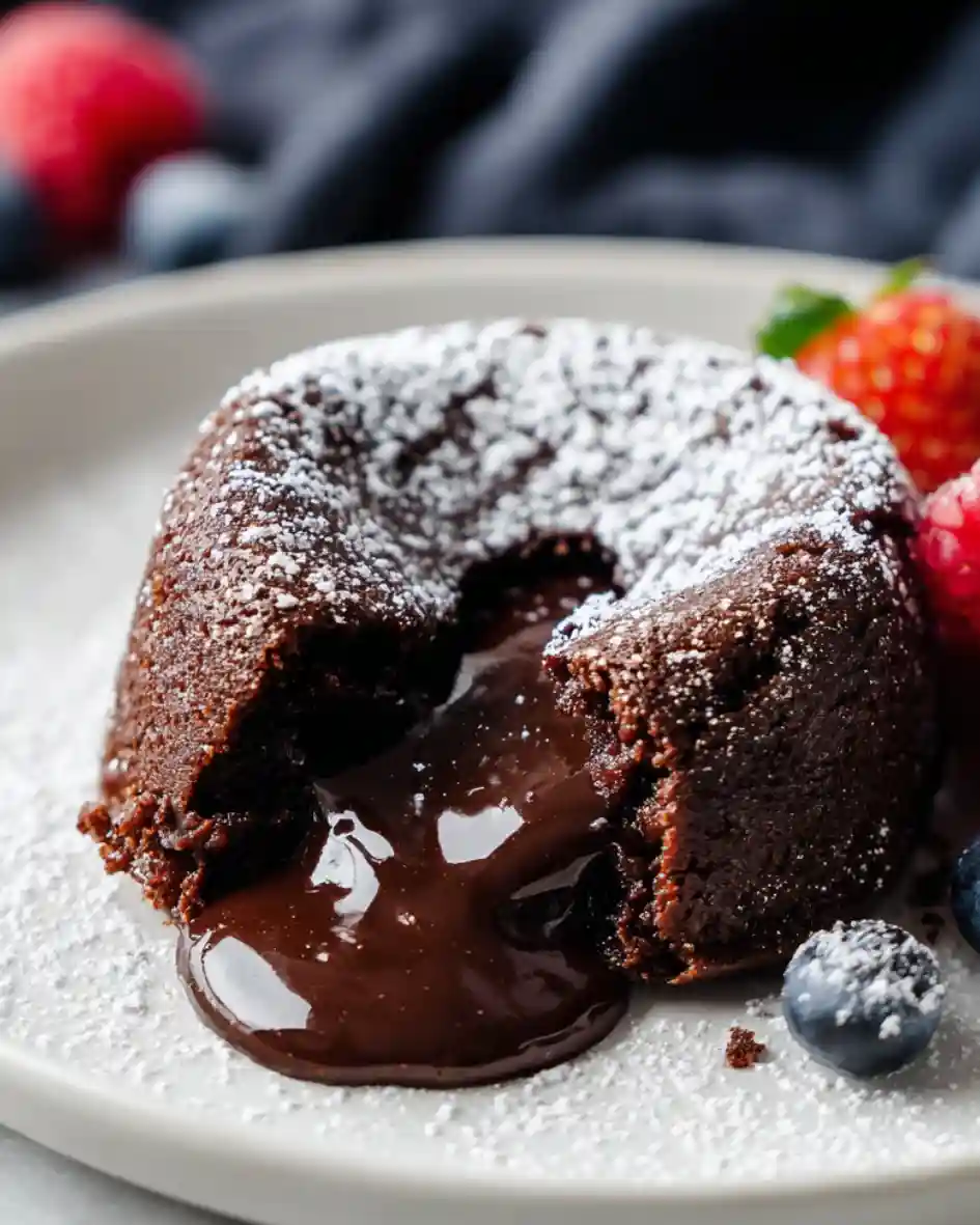 The Best Gooey Chocolate Lava Cake
