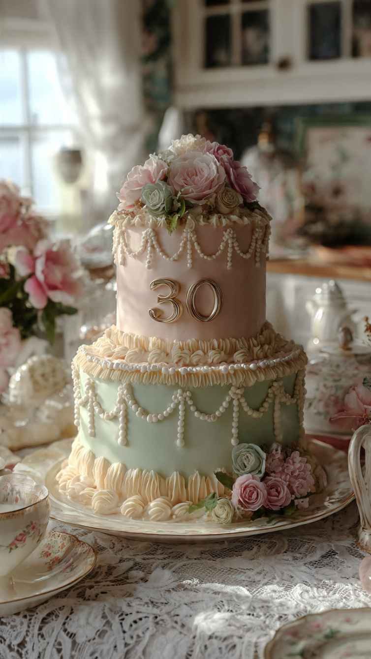 10 Fabulous 30th Birthday Cake Ideas for Women - Bakewitheva