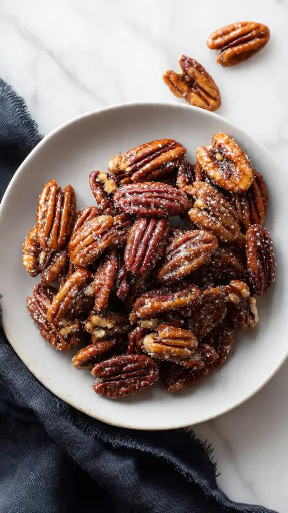 Easy Candied Pecans Recipe