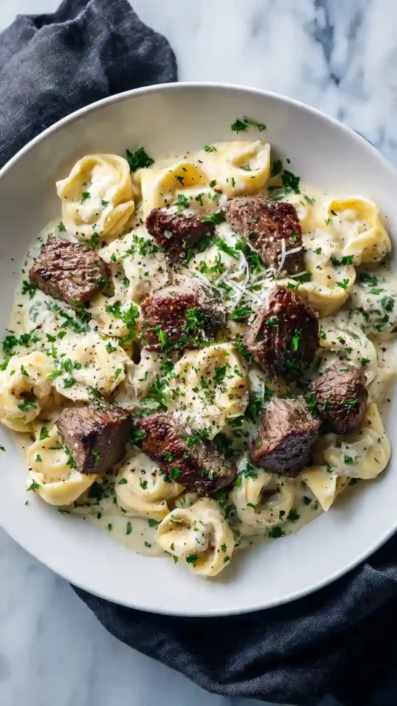 Garlic Steak Tortellini