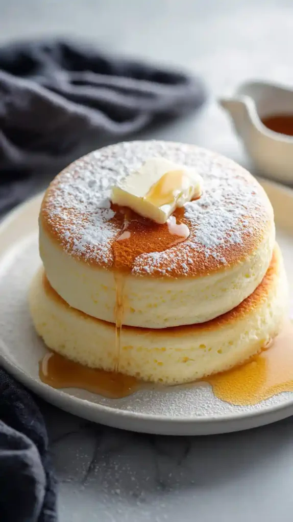 Fluffy Japanese Soufflé Pancakes