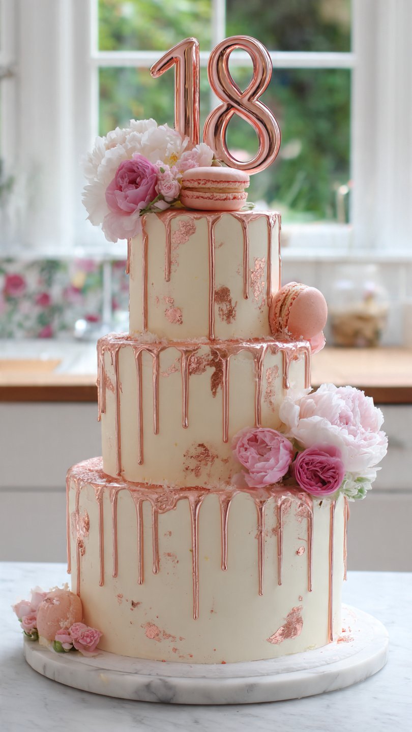 10 Stunning 18th Birthday Cake Ideas for Girls - Bakewitheva