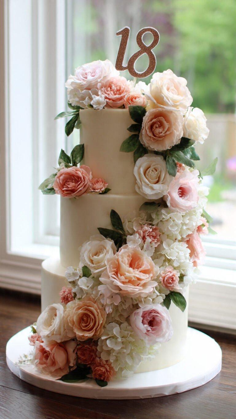 10 Stunning 18th Birthday Cake Ideas for Girls - Bakewitheva