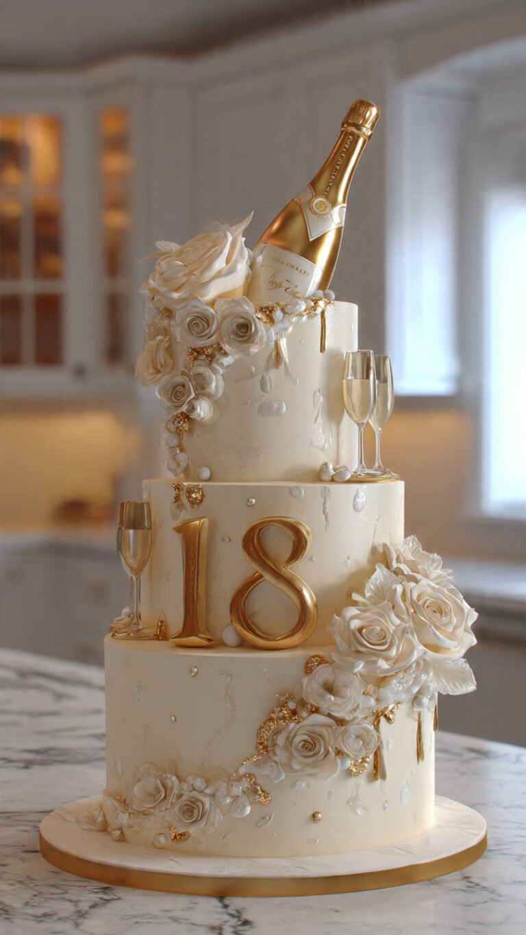10 Stunning 18th Birthday Cake Ideas for Girls - Bakewitheva