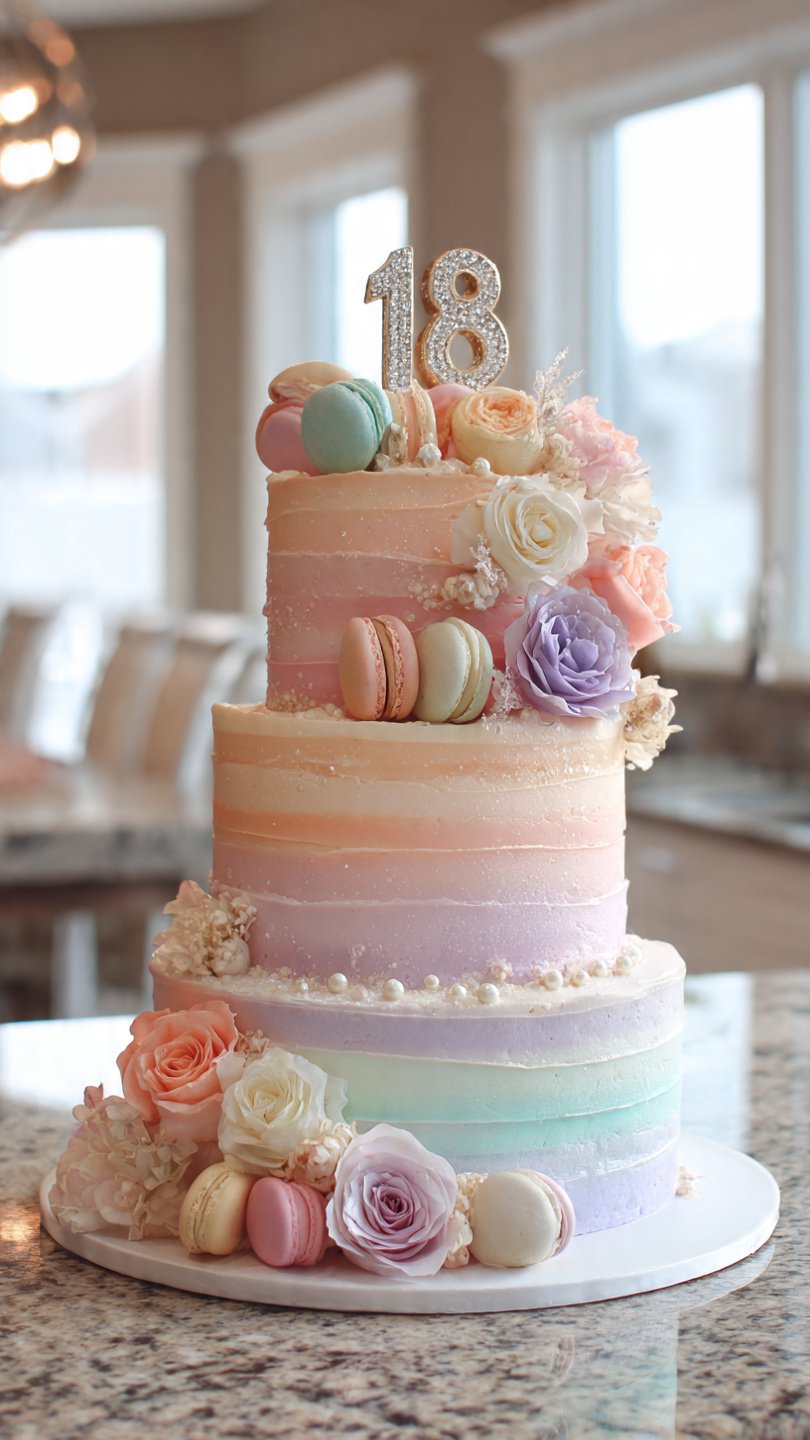 10 Stunning 18th Birthday Cake Ideas for Girls - Bakewitheva