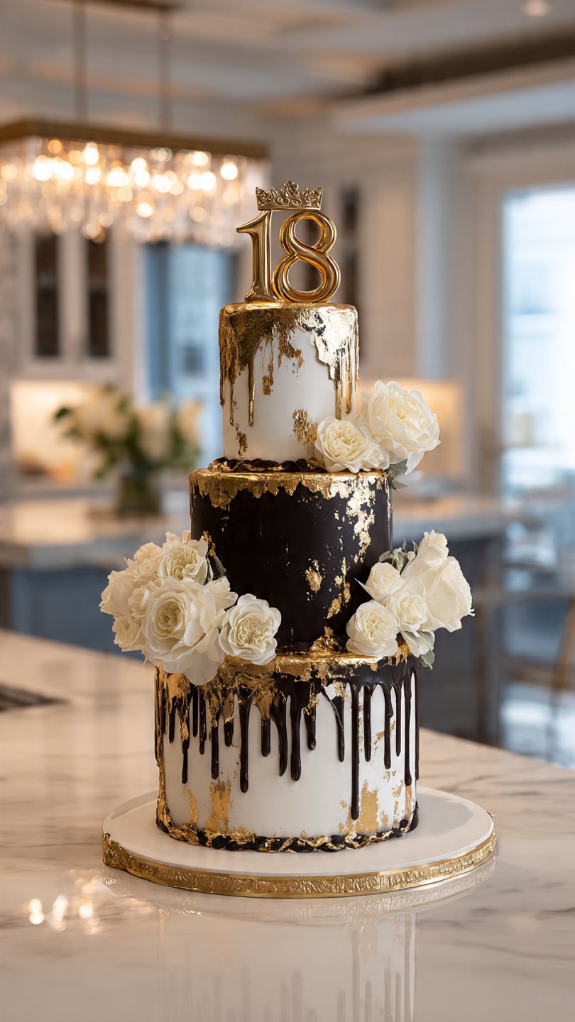 10 Stunning 18th Birthday Cake Ideas for Girls - Bakewitheva