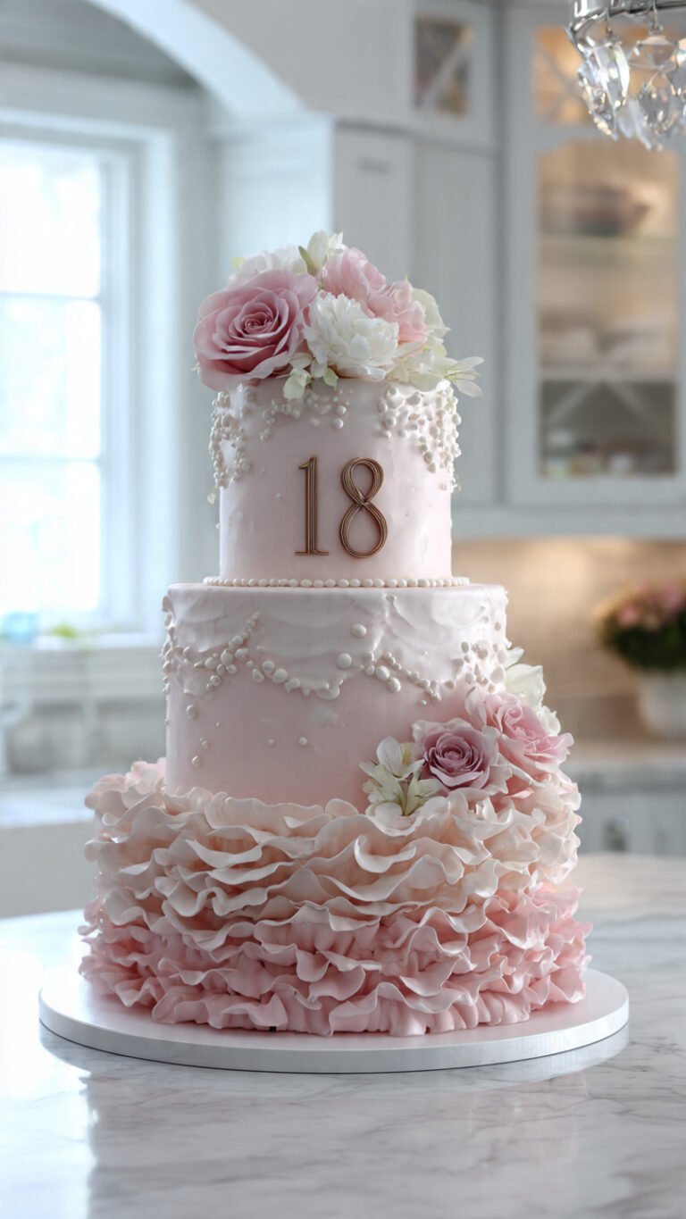 10 Stunning 18th Birthday Cake Ideas for Girls - Bakewitheva