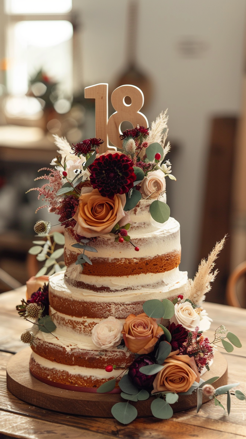 10 Stunning 18th Birthday Cake Ideas for Girls - Bakewitheva
