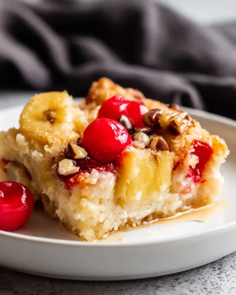 Banana Split Dump Cake