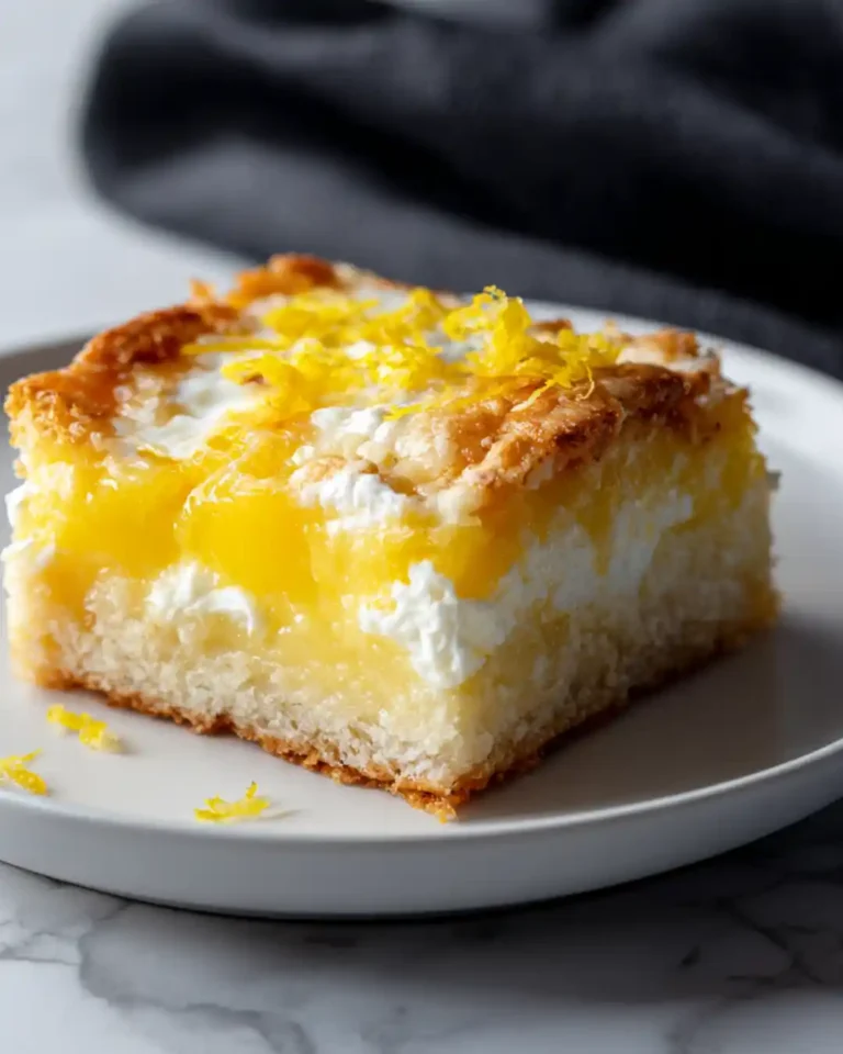 Lemon Cream Cheese Dump Cake