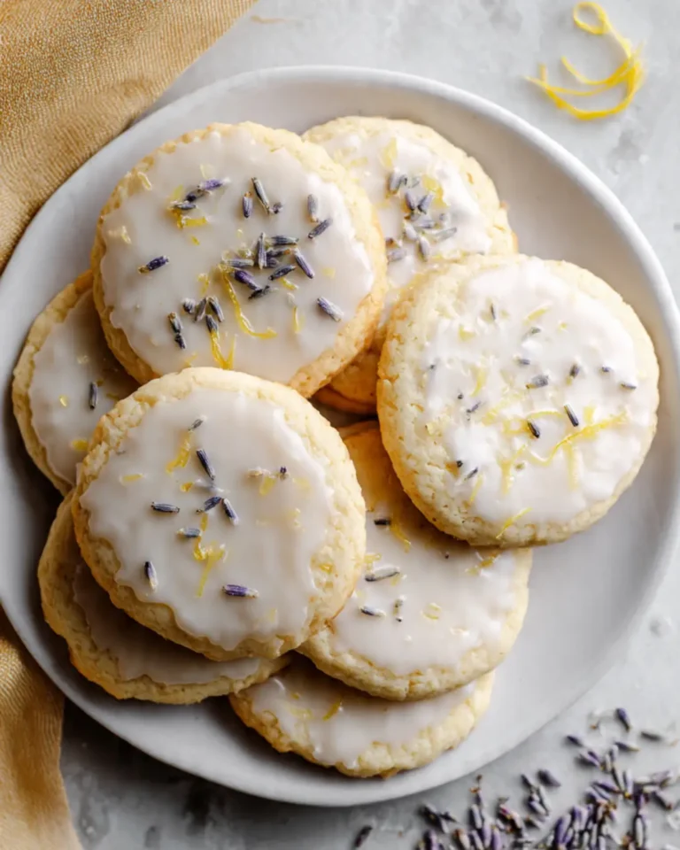 Elegant Lemon Lavender Cookies