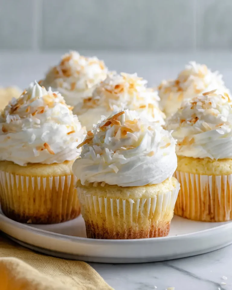 Fluffy Coconut Cupcakes