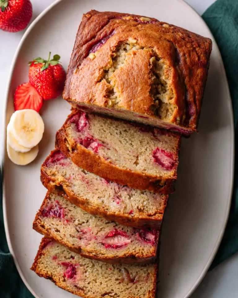 Strawberry Banana Bread