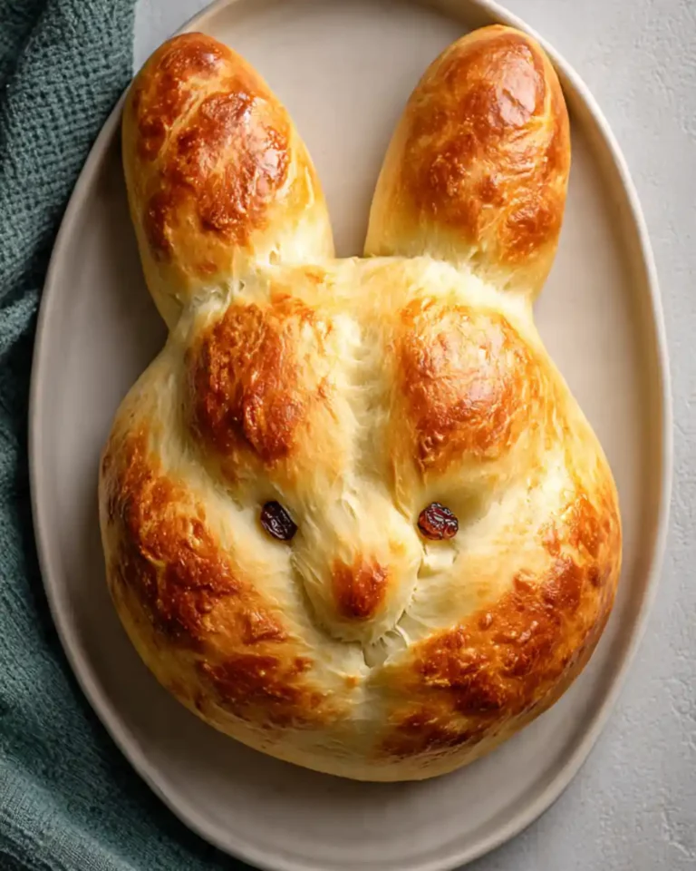 Whimsical Easter Bunny Bread