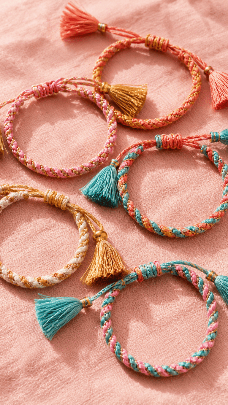10 Easy DIY String Bracelets - Bakewitheva