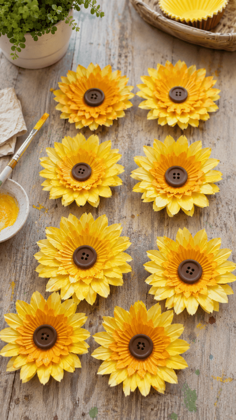 10 Cupcake Liner Craft Ideas That Are Surprisingly Cute and Easy to Make
