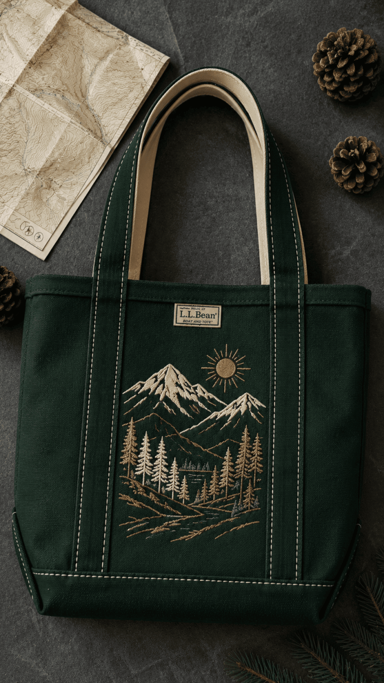 10 L.L. Bean Tote Bag Embroidery Ideas That Make It Completely Your Own