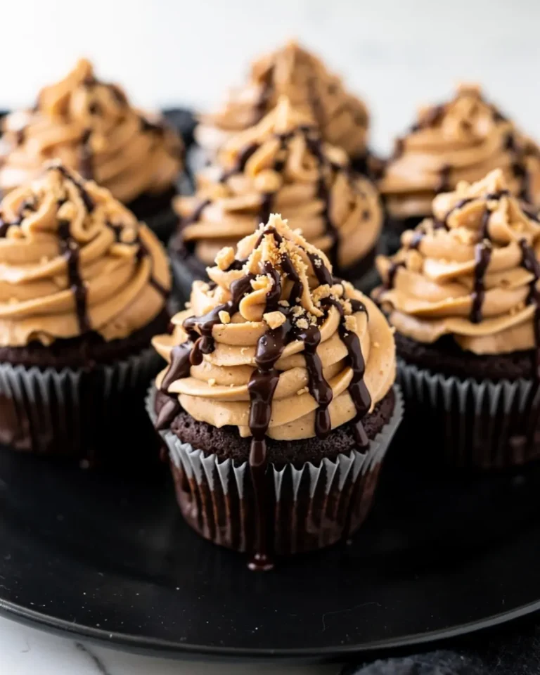 Chocolate Peanut Butter Cupcakes