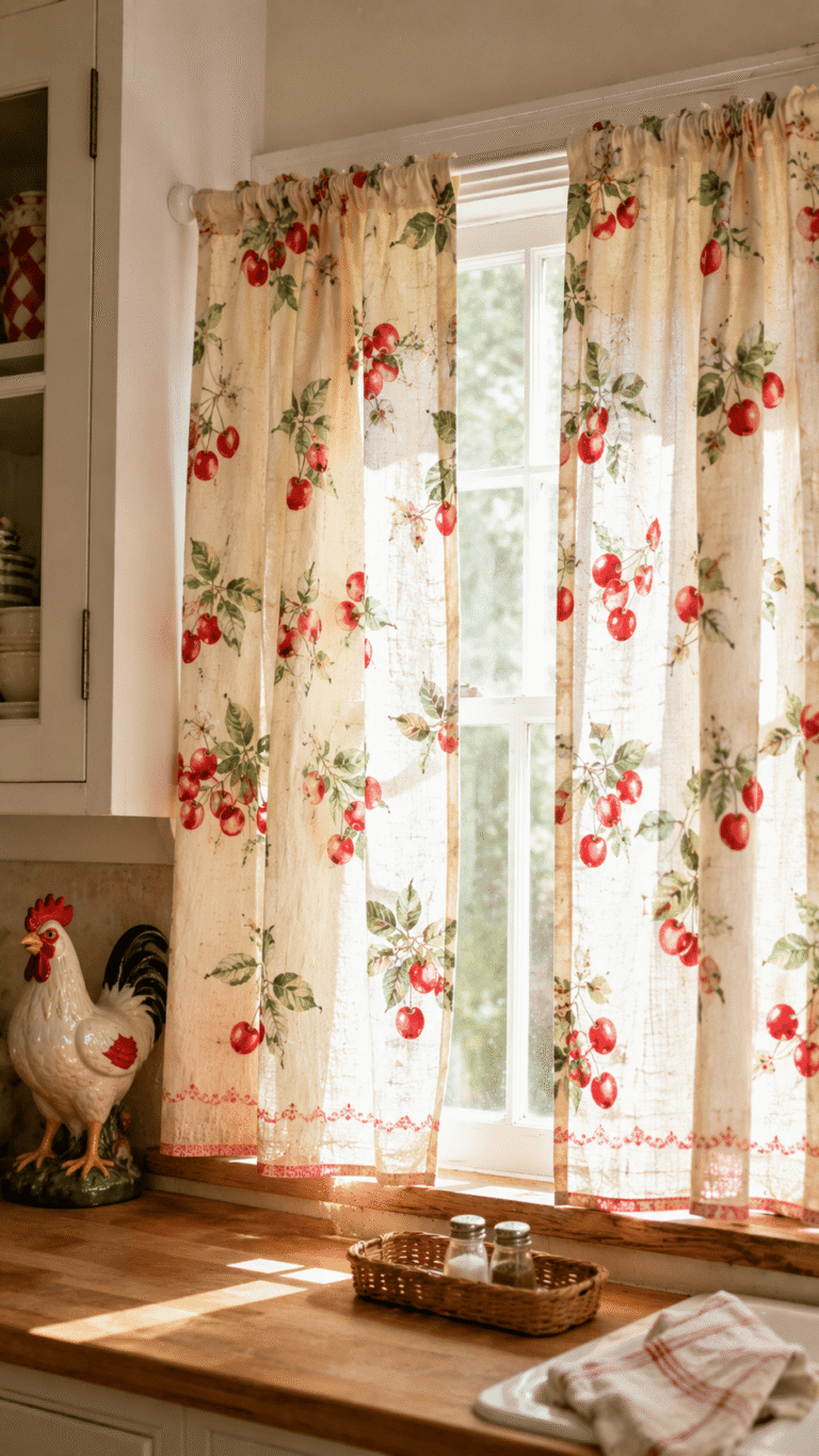 13 DIY Kitchen Curtain Ideas That Are Easy and Adorable