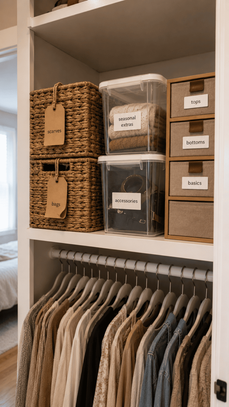 13 Small Closet Organization Ideas That Will Make a Tiny Closet Work So Much Harder for You
