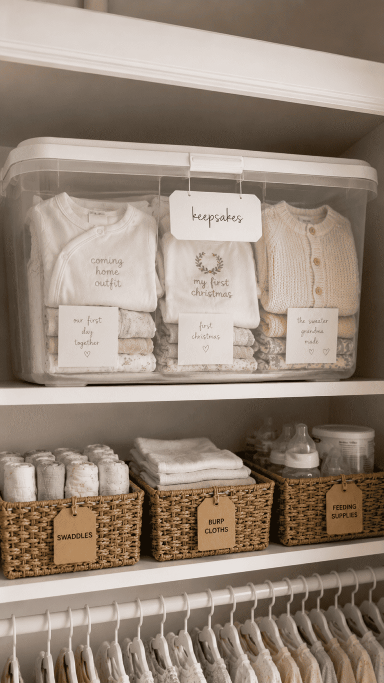 13 Baby Closet Organization Ideas That Will Make Those Newborn Days So Much Easier